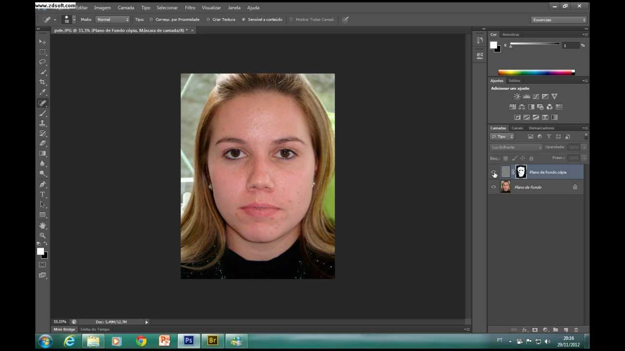 Como Usar O Photoshop Cs6 Para Remover Manchas YouTube