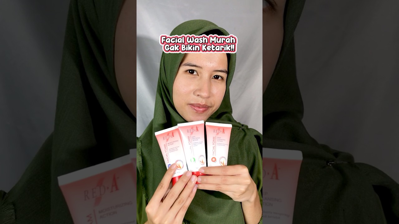 Facial Wash Murah 7 Ribuan!! | Red-A Facial Foam All Variants 
