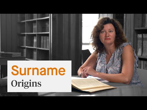 Surname origins - Professor Turi King