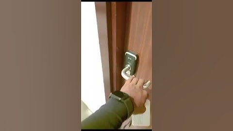 HOW TO WORK ACCESS CARD DOOR LOCK 🔐