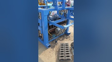 QT40-2 small manual concrete hollow block making machine cement solid brick making machine
