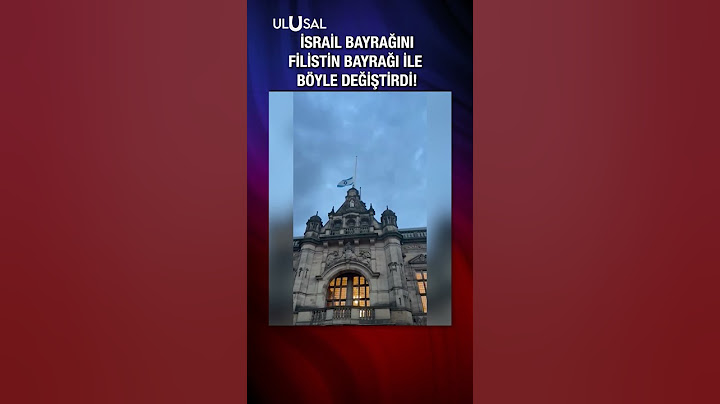 İngiltere'de belediye binasına asılan İsrail bayrağı Filistin bayrağıyla değiştirildi#shorts #keşfet