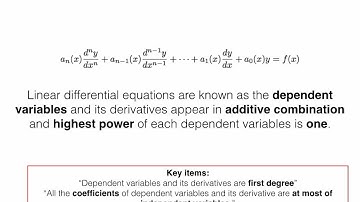 Classification of Linear or Nonlinear Differential Equations