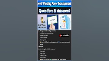 Multi Winding Transformers MCQs