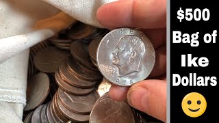 Hunting $500 in Eisenhower (Ike) Dollars for Rare Varieties