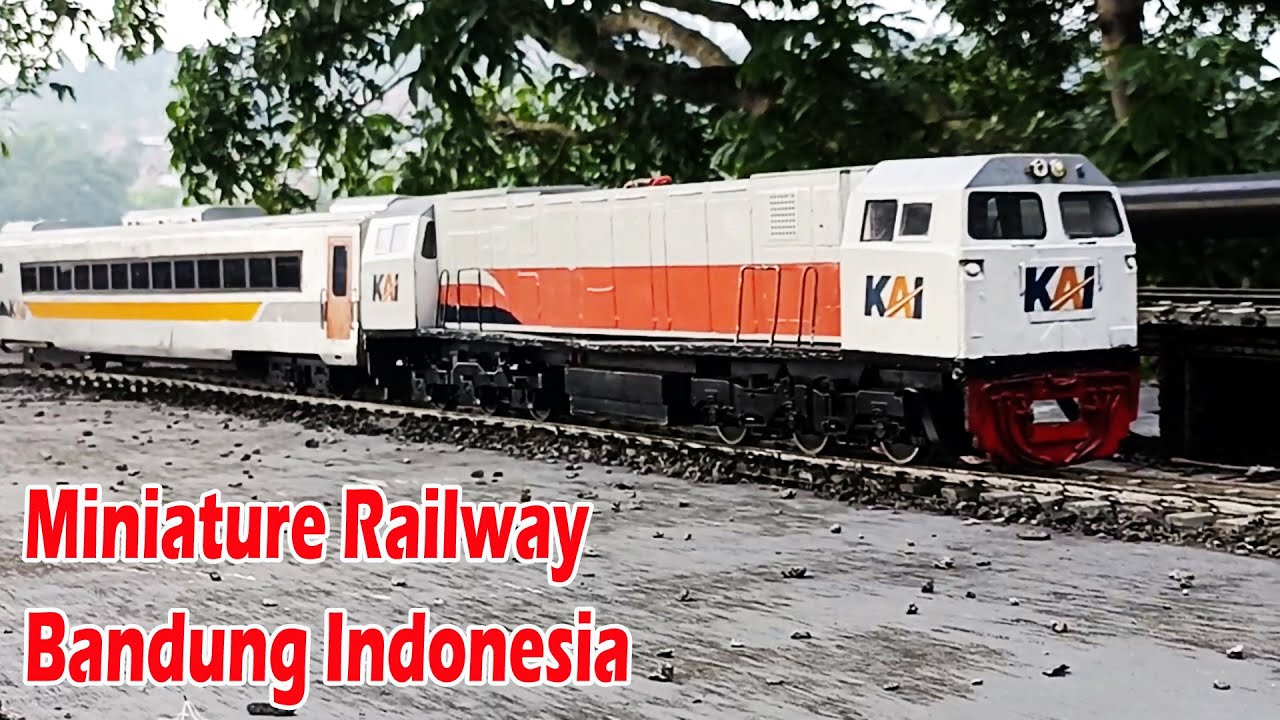 Miniature Railway at The Great Asia Africa Bandung Indonesia ...