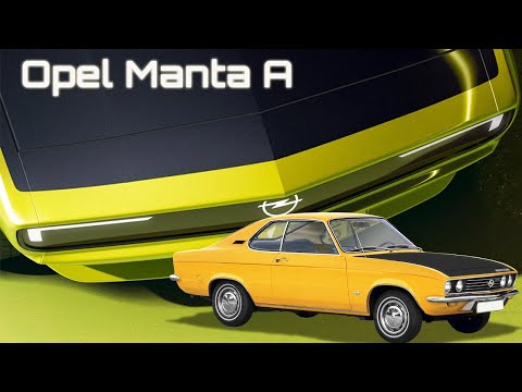 Opel Manta A – легенда 70-х, которая  олицетворяет будущие электрокары компании