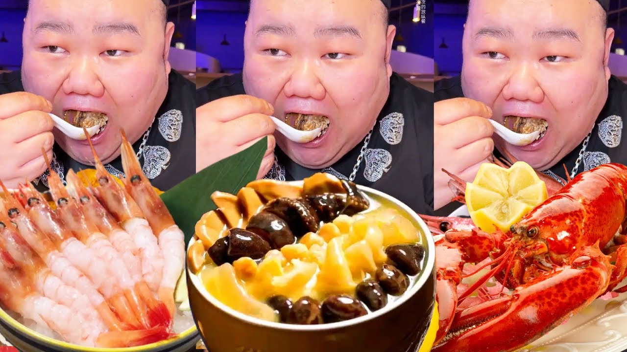 【大胃王挑戰】挑戰吃599元一位的重慶海鮮自助！ 拳頭大的鮑魚口感Q彈爽滑，佛跳牆咬下去滿滿膠原蛋白｜Food Challenge