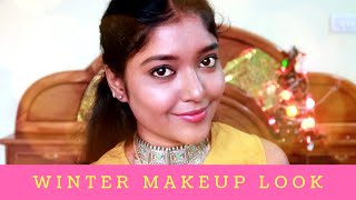 EVERYDAY WINTER MAKEUP TUTORIAL - 2018 [ TAMIL ] || NO FOUNDATION || BeautyWithEase