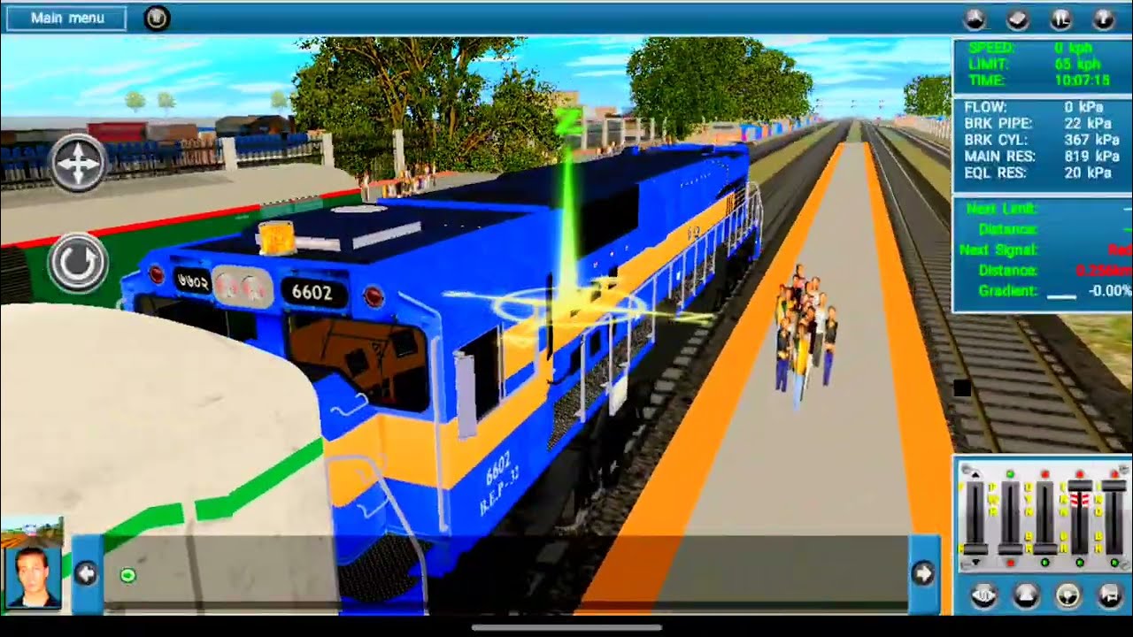 Hello Trainz Gamer 🤝❤️‍🩹 Joypurhat Station Crossing Titumir / Akota Express.  Map loading ❤️‍🩹