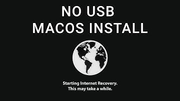 How to Install MacOS without USB Drive | Restore Install MacOS