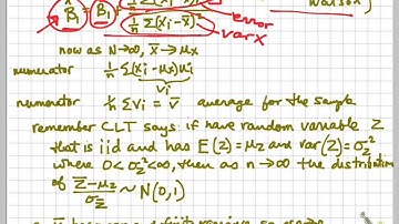 Distribution of OLS estimator