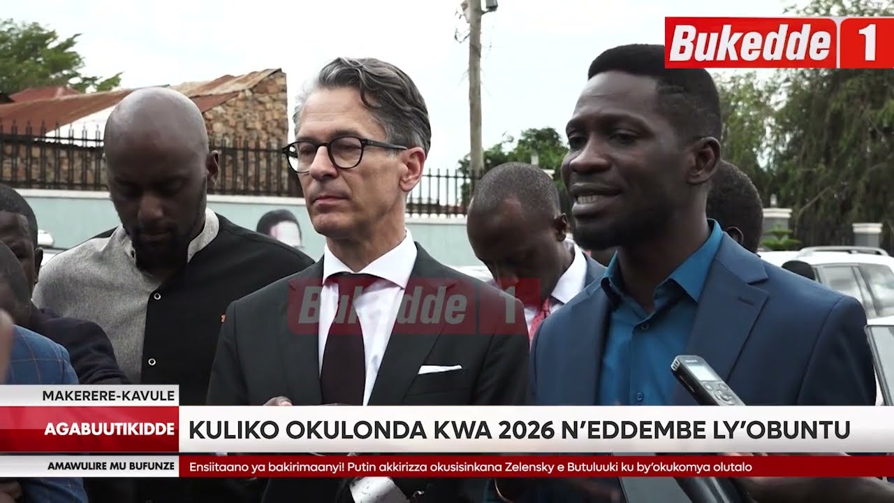 Ab'omukago gwa Bulaaya bakyalidde aba NUP Boogedde ku nsonga ezitali zimu n'eddembe (Peter Kanyike) 