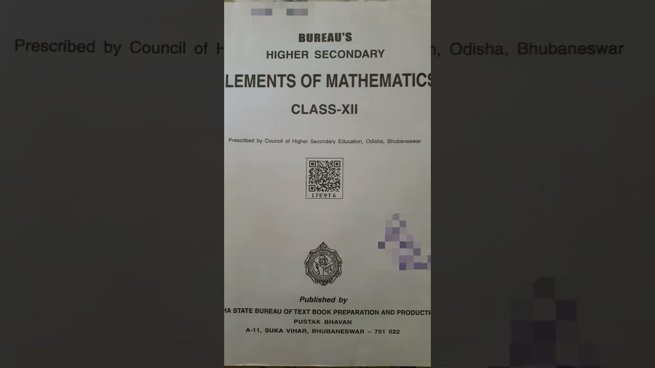  Viral Viralshorts 12th Class Math Syllabus 2 Book Chse