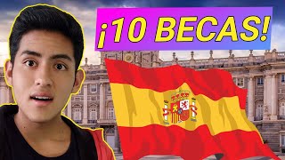 ¡TOP 10 mejores BECAS para estudiar en ESPAÑA! 【para PERUANOS y LATINOS 】