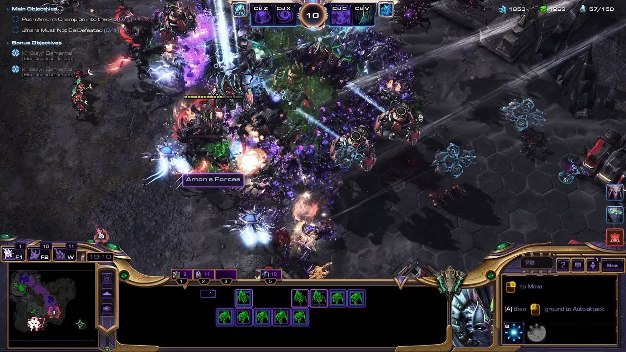 StarCraft 2 Co-op | Vorazun & Zagara | Chain of Ascension | Brutal