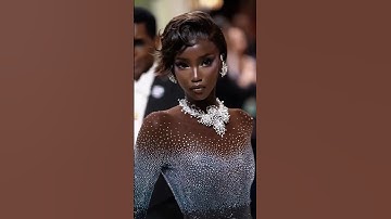 OMG! This gown is set with 98,000 crystals, she looks like a mermaid in it, so beautiful! #anokyai