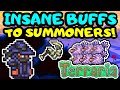 HUGE AND INSANE BUFFS TO SUMMONERS! Crazy Summoner Buffs in Terraria 1.4.1! Latest patch updates!
