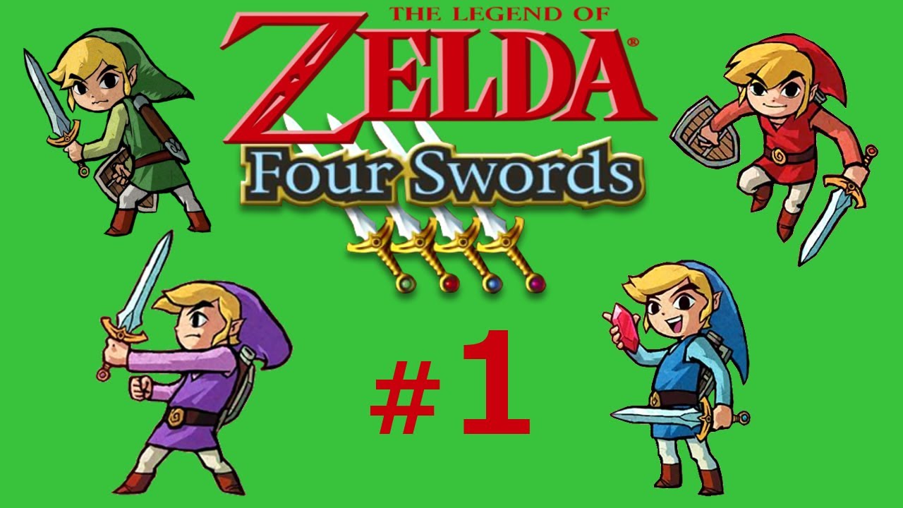 Let's Play Legend of Zelda Four Swords GBA (1) Intro & Brief Training YouTube Let's Play Legend of Zelda Four Swords GBA (1) Intro & Brief Training YouTube