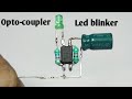 Optocoupler led blinker/strobe light effect