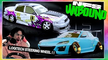 NFS UNBOUND Playthrough Part 6 | Using Logitech Wheel setup on hardest difficulty = HEADACHES