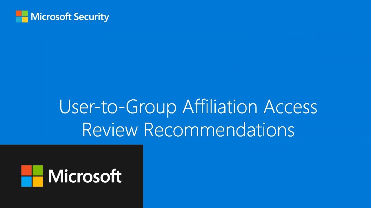 User-to-Group Affiliation Access Review Recommendations