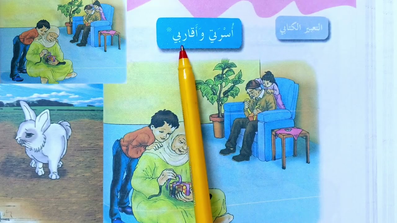 التعبير الكتابي 🌺🥀 قراءه الصف الثاني ابتدائي اسرتي واقاربي اسرتي واقاربي قراءه الصف الثاني ابتدائي،✨