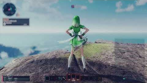PSO2:NGS Skirt Physics with GShade