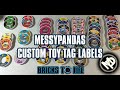 Messypandas custom lego dimension toy tag labels review  lego dimensions