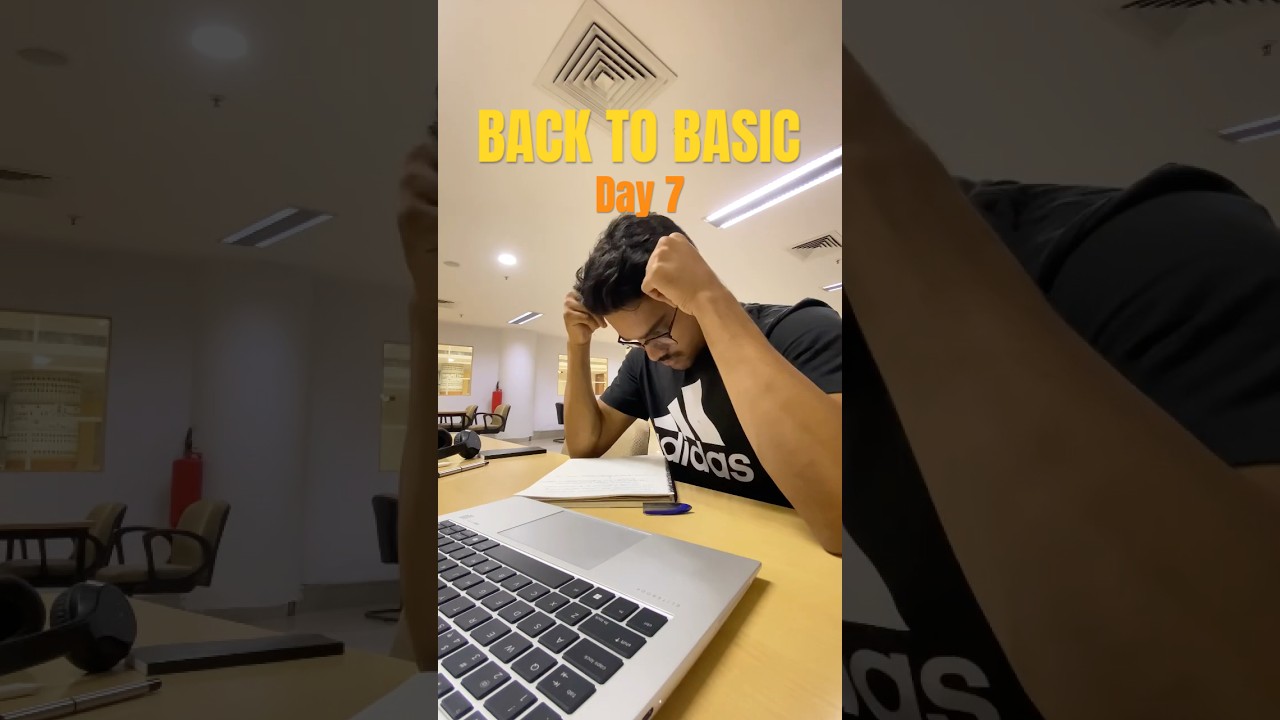 Back to basic | Day 7 | NISER Bhubaneswar