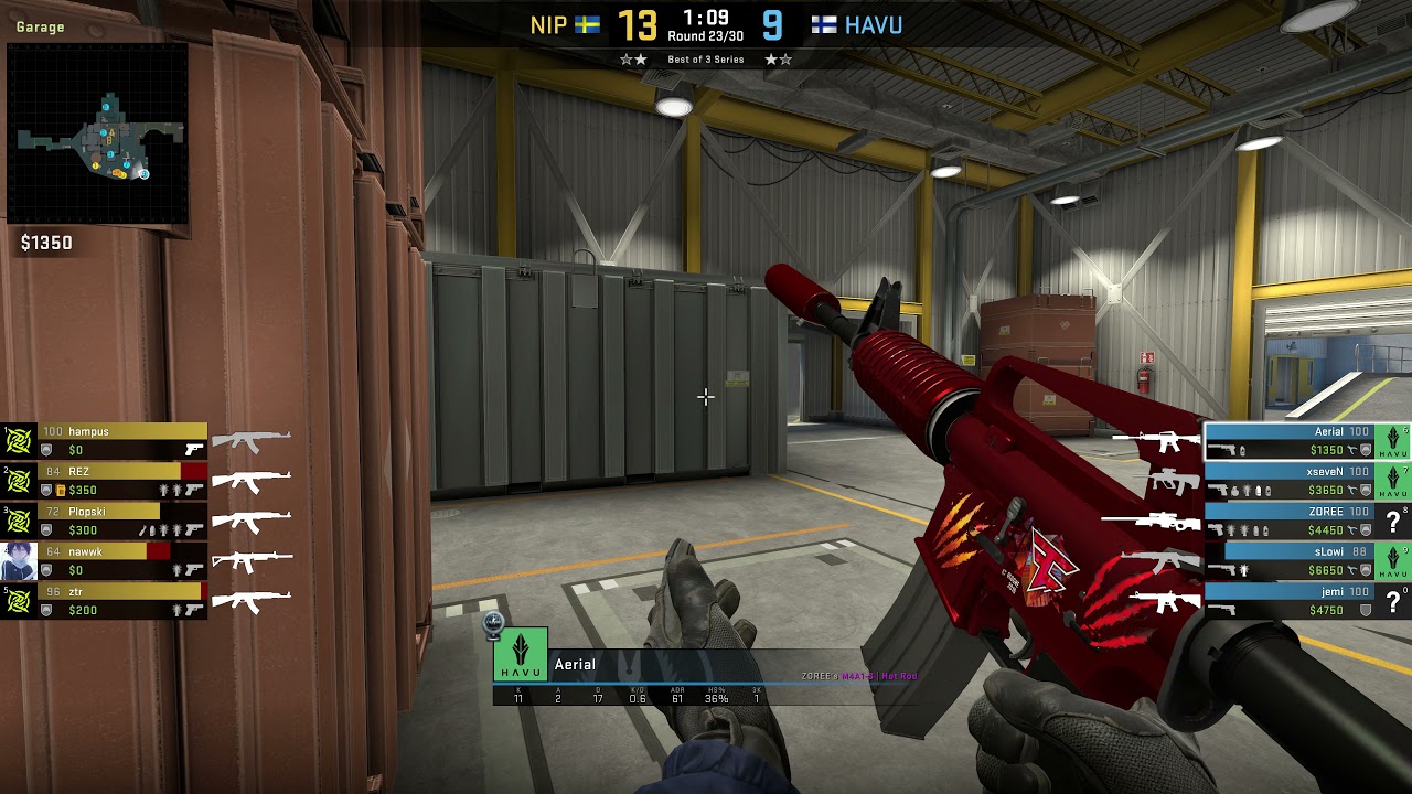 Aerial vs NIP - de_nuke - CT by demtovideo