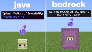 java vs bedrock