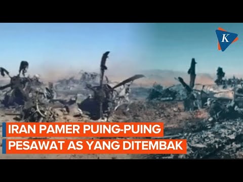 Media Pemerintah Iran Rilis Bukti Pesawat Amerika F-15E yang Ditembak Jatuh di Wilayahnya