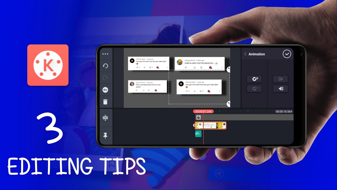 3 Editing Tricks For Youtubers In Kinemaster | Kinemaster New Video Editing 2021