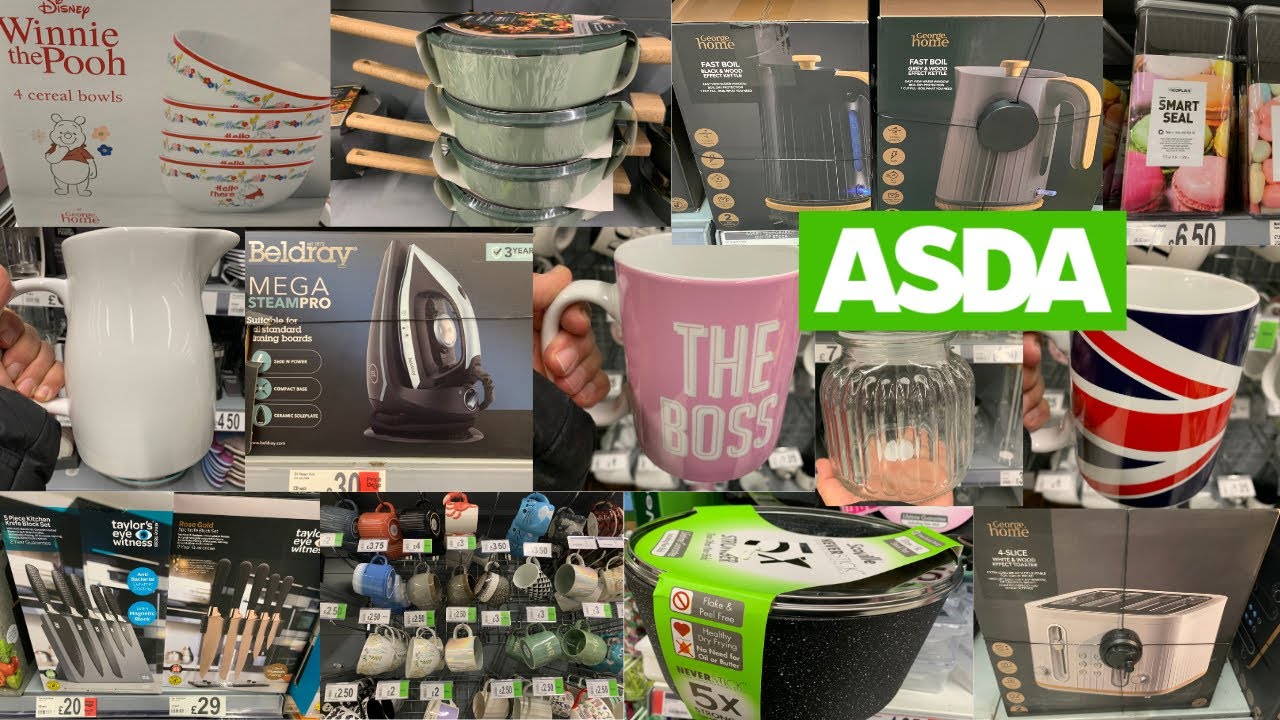 SALE ASDA HOME SECTION/REDUCED PRICES/HOME ESSENTIAL & MORE ON SALE