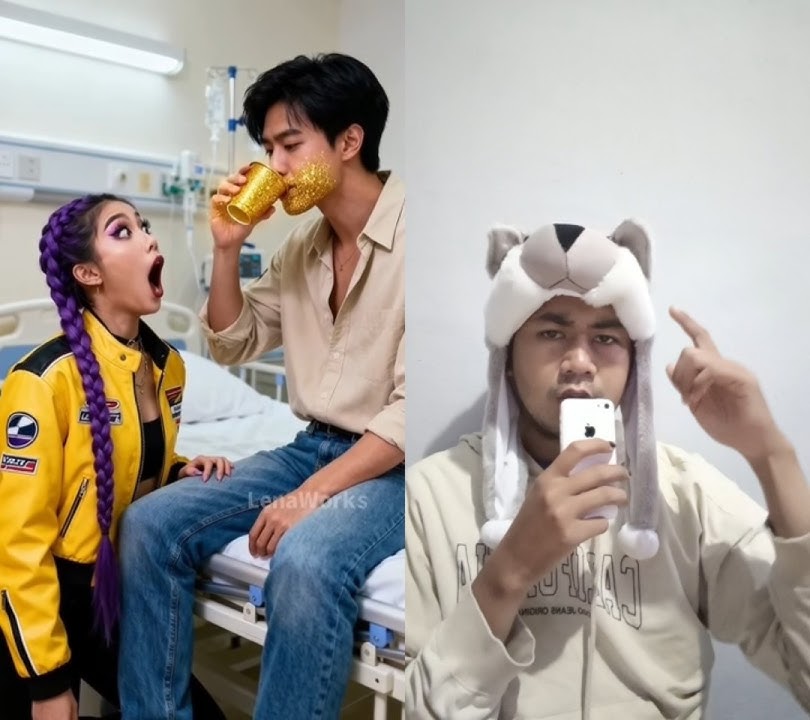 turned into gold‼️touched by a genie #funny #comedy