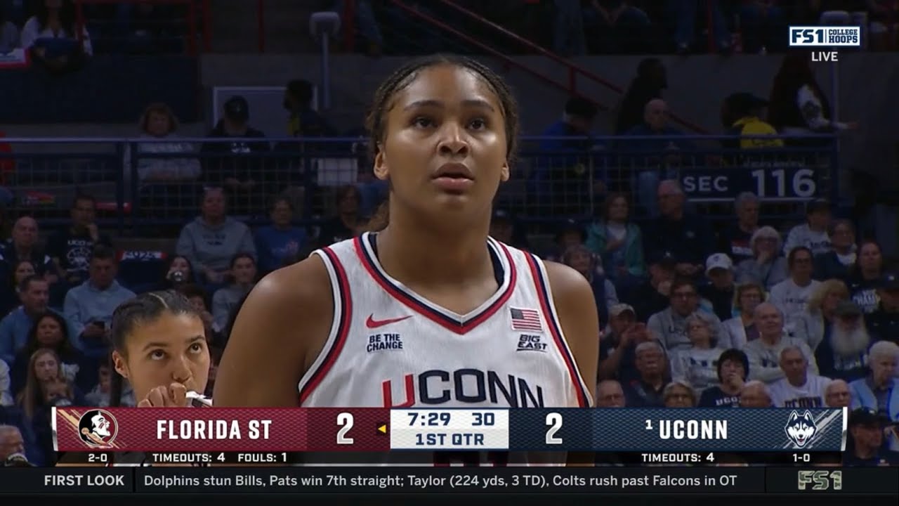 UConn Women's Basketball vs Florida State - Full Game (November 9, 2025)