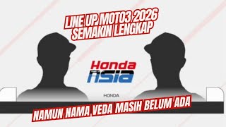 Line up Moto3 2026 Semakin Lengkap! Nama Veda Masih Belum Ada, Kenapa? 