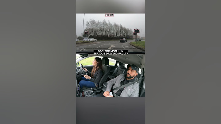 Can you spot why she failed her Driving Test? #Driving #Test #Fail