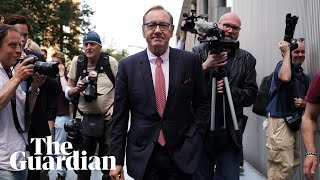 Kevin Spacey speaks after being found not guilty of sexual assault