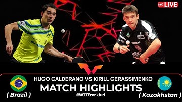 HUGO CALDERANO VS KIRILL GERASSIMENKO | WTTFranfurt