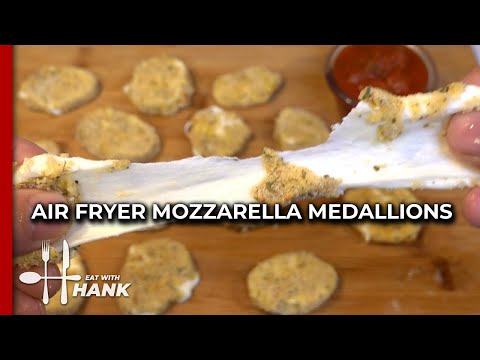 Air Fryer Mozzarella Medallions - Everyday Eileen