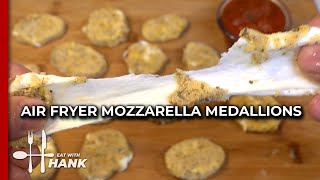 Air Fryer Mozzarella Medallions - Everyday Eileen