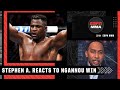 Stephen A. Smith reacts to Francis Ngannou's win at UFC 270 | UFC Post Show