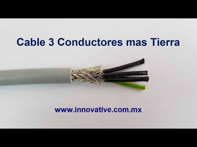 Cable 3 Conductores mas Tierra 