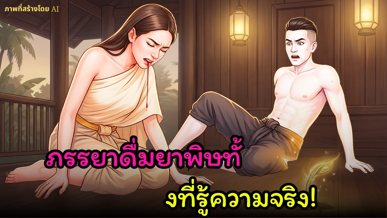 [นิทานพื้นบ้าน]ชามแกงยาพิษ: ภรรยายอมดื่ม เลือดกลายเป็นต้นไม้ทอง สามีโลภถูกฟ้าผ่า!