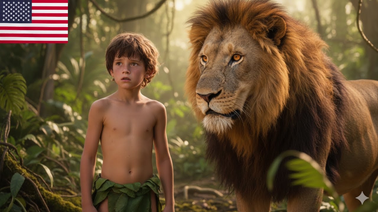 The Jungle Book Mowgli and Lion🌴3D 4K Bedtime Stories for Kids in English 