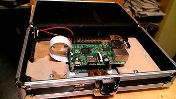 Raspberry Pi 2B Portable All-In-One w/Official 7in Touch Screen
