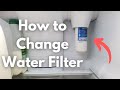 How to Change Water Filter on GE Fridge - DIY