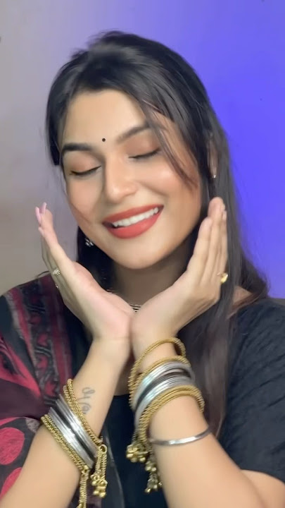 Chand chupa badal mein ☁️🌙 #jhalaksoni